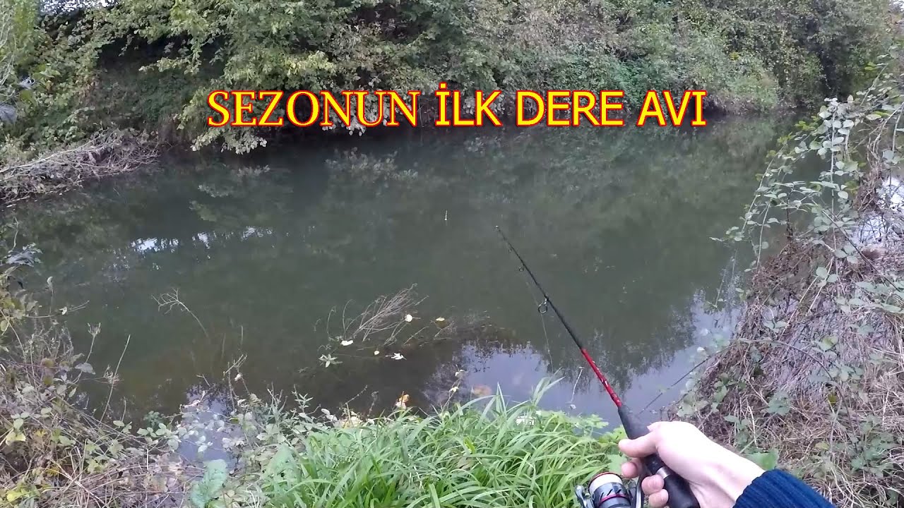 BALIK SEZONU AÇILDI DEREDE İLK KASNA BALIK AVI