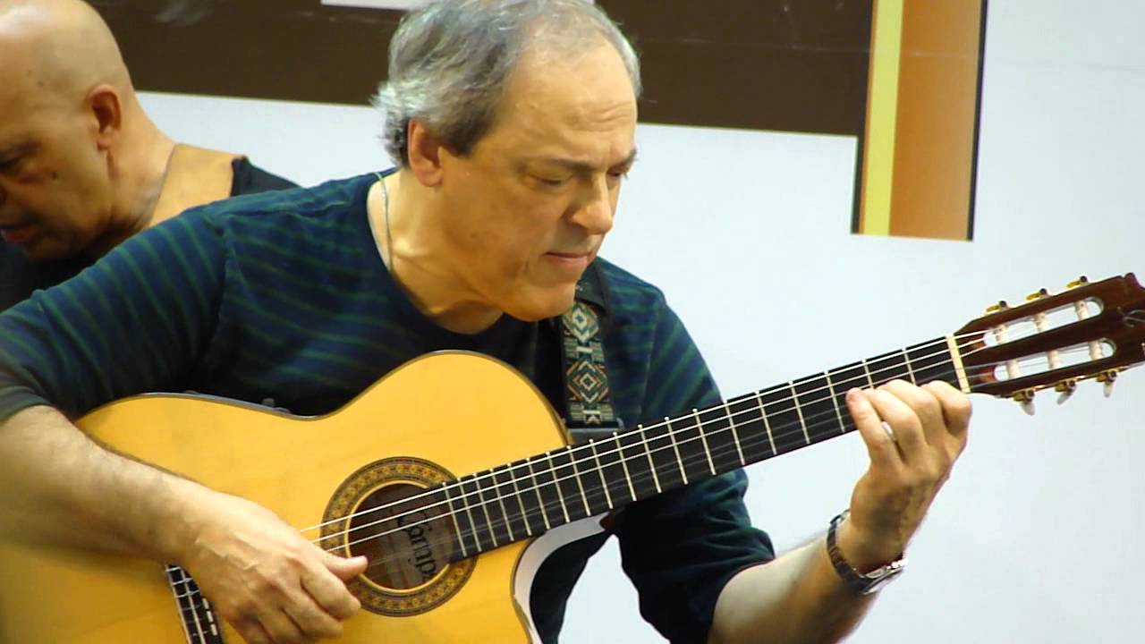 Toquinho dando aula de violão