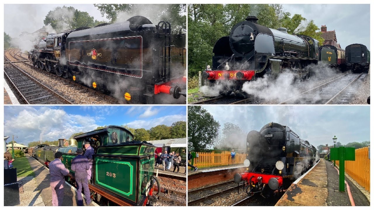 Chasing steam - Giants of Steam on the Bluebell Railway
