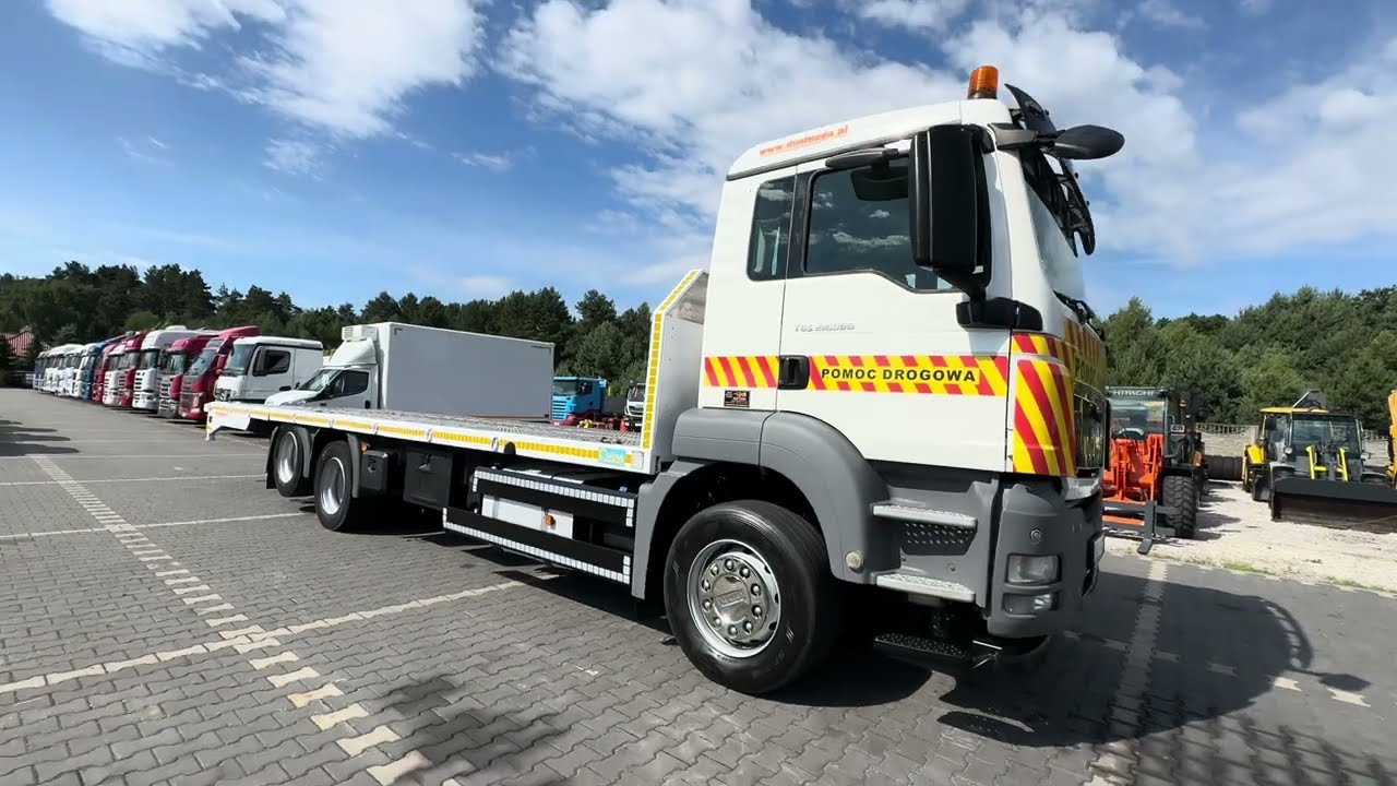 MAN TGS 28.360 6x2 Najazd Hydrauliczny Laweta Ciężarowa Pomoc Drogowa duetduda.pl