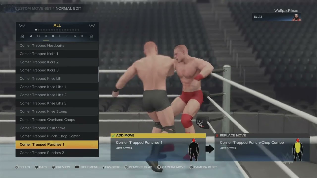WWE 2K23 | Elias Updated Moveset + Base Superstar Settings
