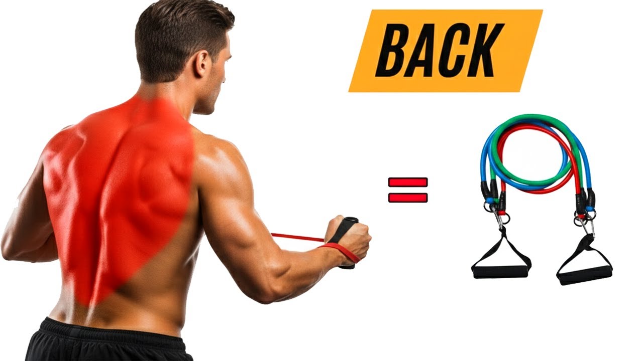 Best Back Workout with Resistance Band at Home | 5 Effective Exercises