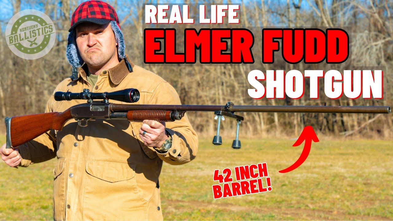 The Real Life Elmer Fudd Shotgun (42 Inch Long Barrel !!!)
