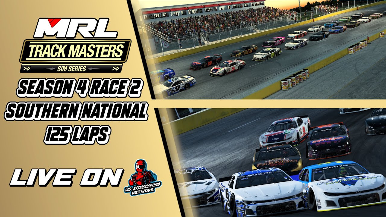 MRL Track Masters Sim Series | Season 4 Race 2 | Southern National Motorsports Park | 125 Laps