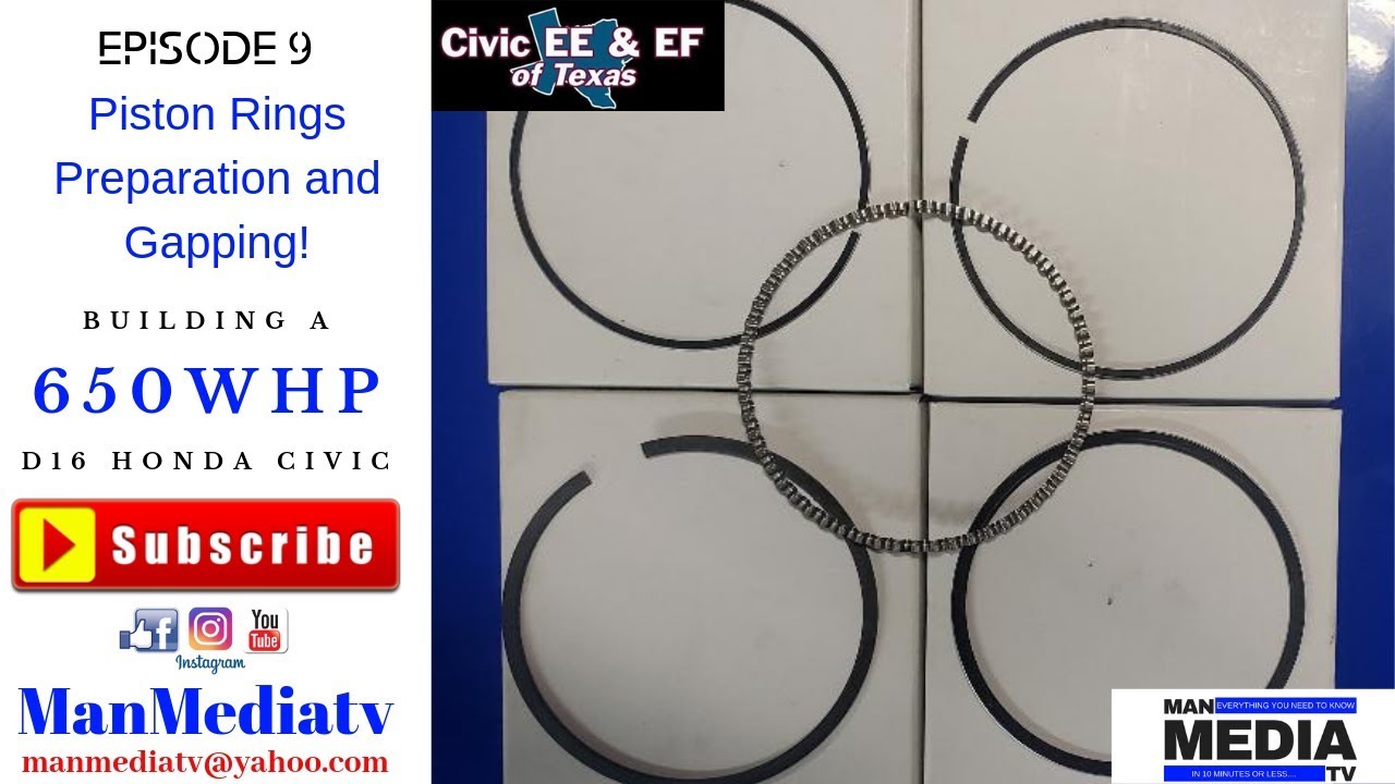 Turbo Piston Ring Preparation and Gapping for High Horsepower