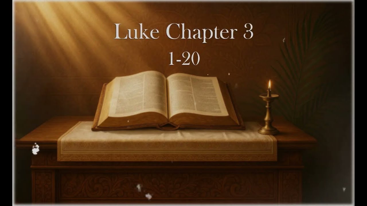 Daily bible Reading By Samina ShahidII Luke chapter 3 IIلوُقا ۳ II John the Baptist Prepares the Way