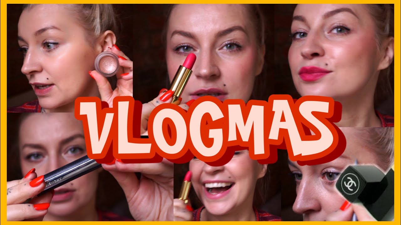 🔴 VLOGMAS #3 - NOWA SZMINKA CHANEL, PERFUMY NA PREZENT, MÓJ SZYBKI MAKIJAŻ! + PIERWSZE RACZKOWANIE