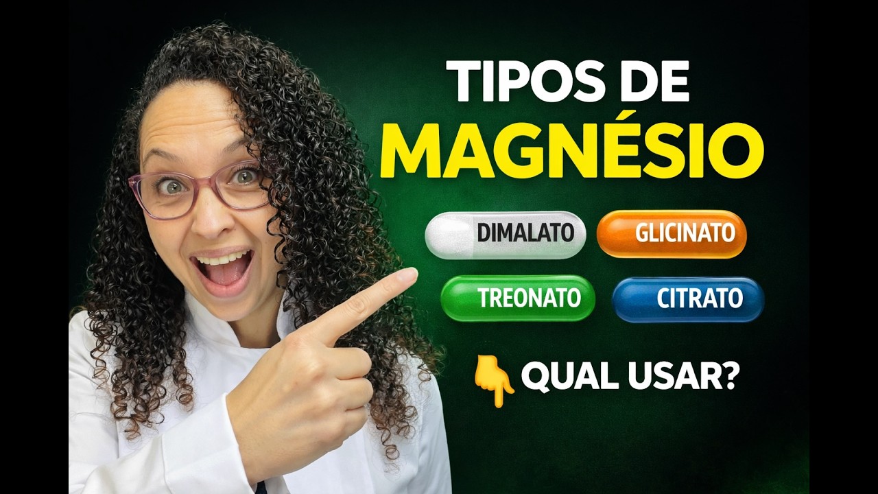 O Magnésio IDEAL para mulher 40+ (Dimalato, Glicinato, Treonato ou Citrato?)