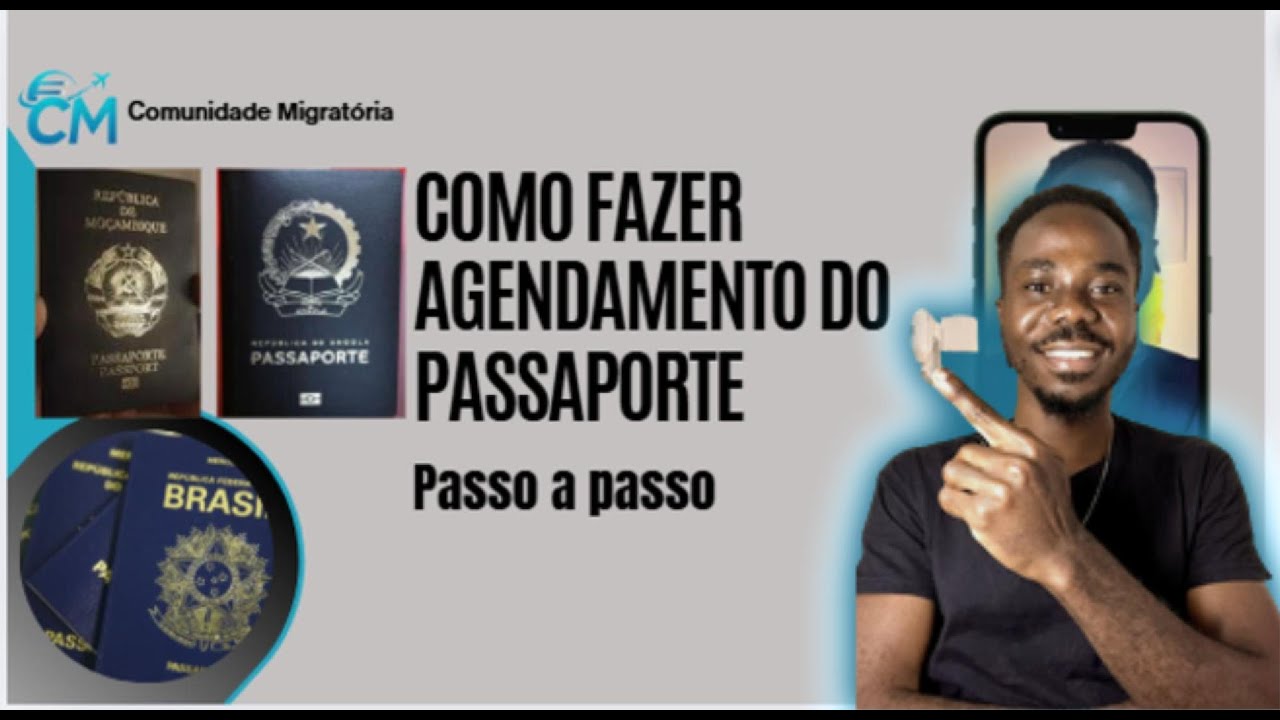Como Fazer Agendamento do Passaporte | Angola | Brasil | Moçambique