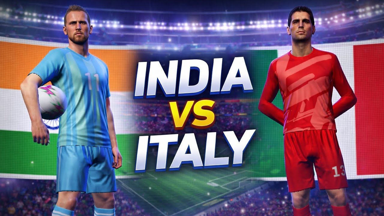 India 🇮🇳 vs Italy🇮🇹 efootball match⚽🏆#viral #efootball #youtube #italy 