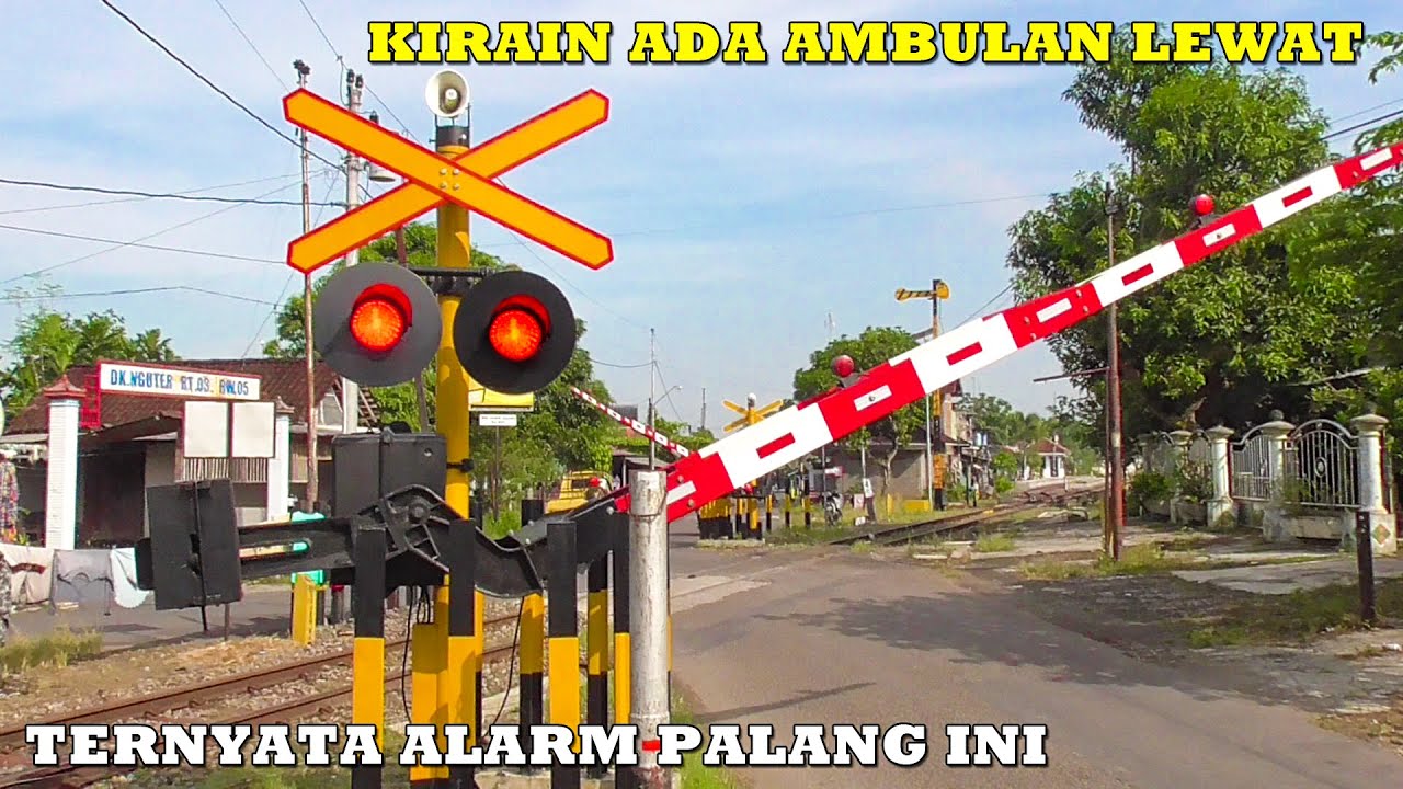 Perlintasan Kereta Api Unik Di Sukoharjo, Wah Sirinenya Mirip Suara Aambulan