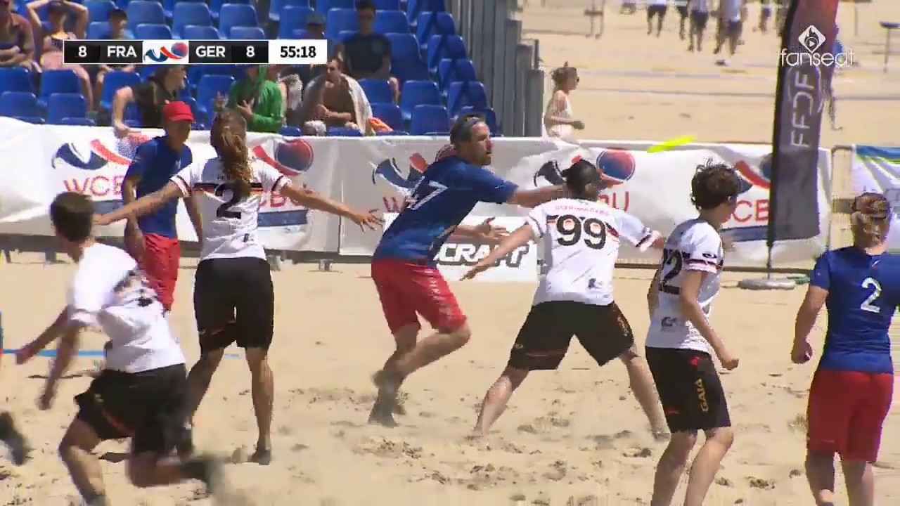 WCBU 2017 - France vs Germany - Mixed - Ultimate frisbee