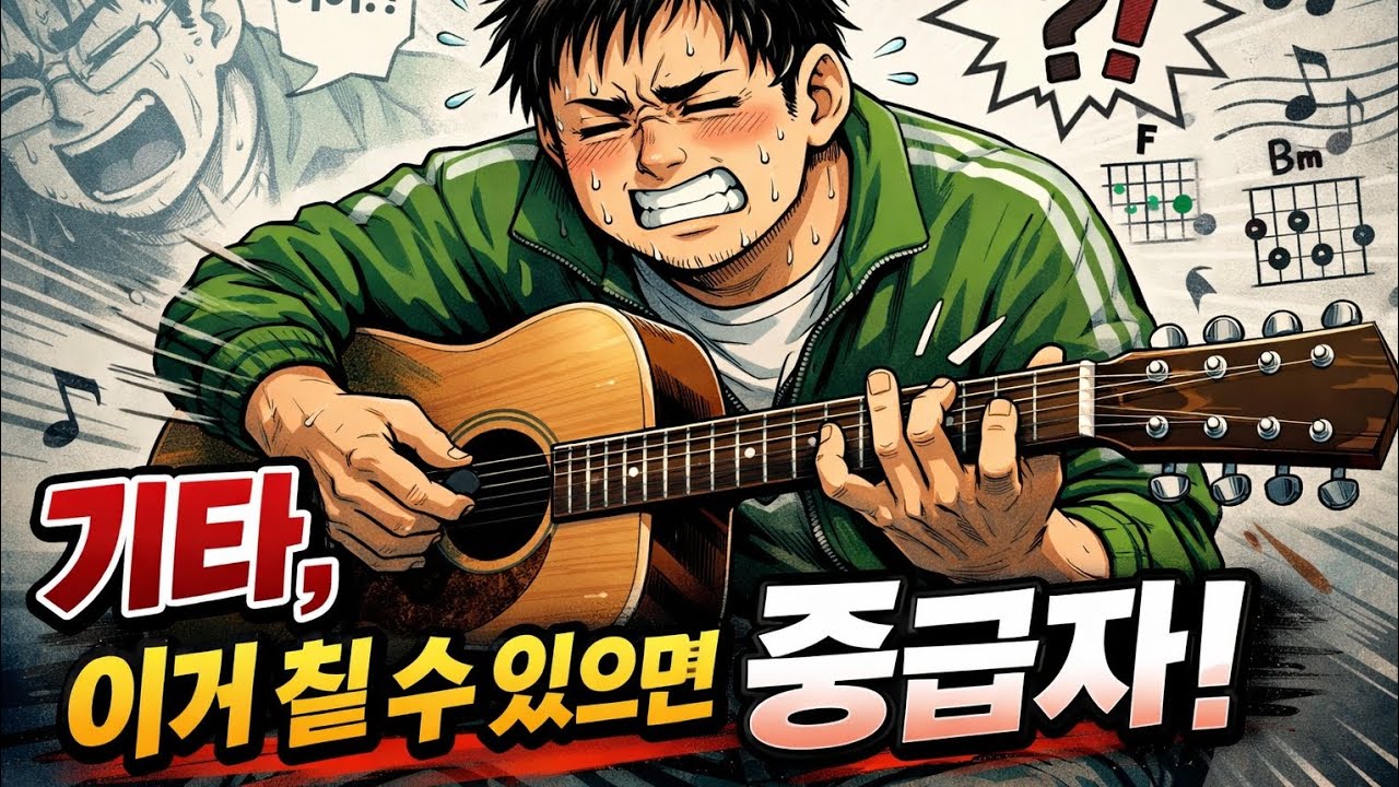기타, 초급과 중급을 구분하는 기본기!