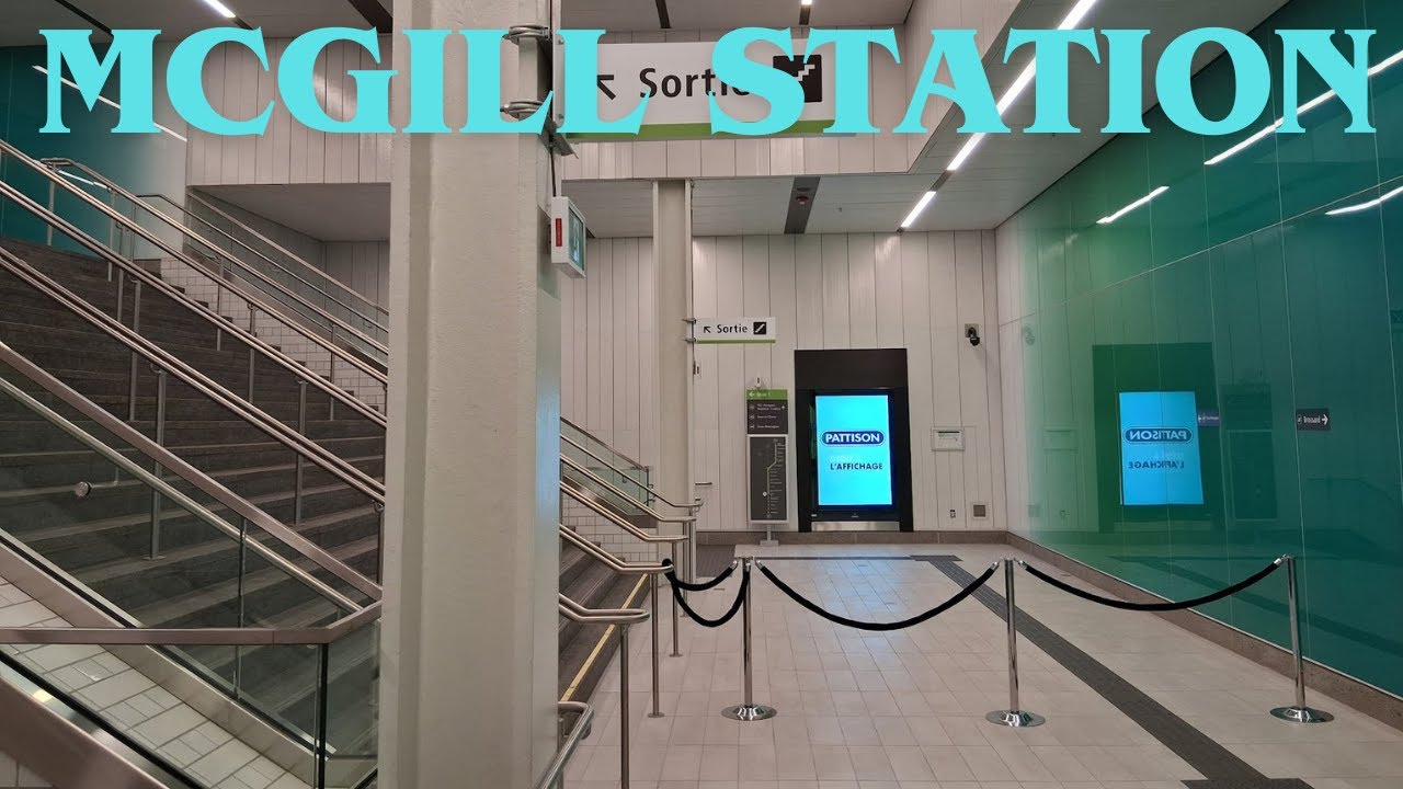 McGill REM Station Tour (4K)