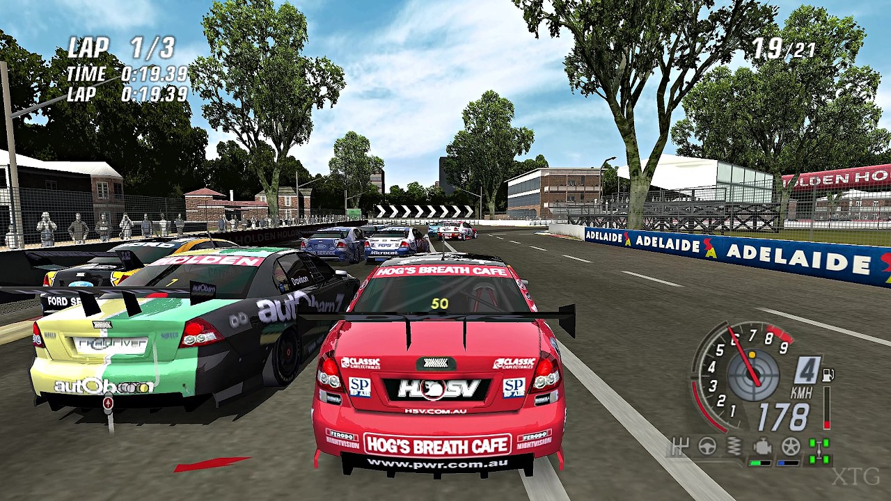 V8 Supercars 3 PS2 Gameplay HD (PCSX2 v2.0)