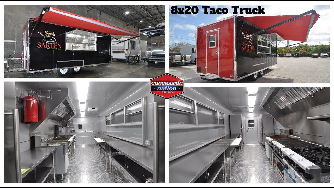 Tacos El Sarten | 8x20 Taco Truck | Concession Nation