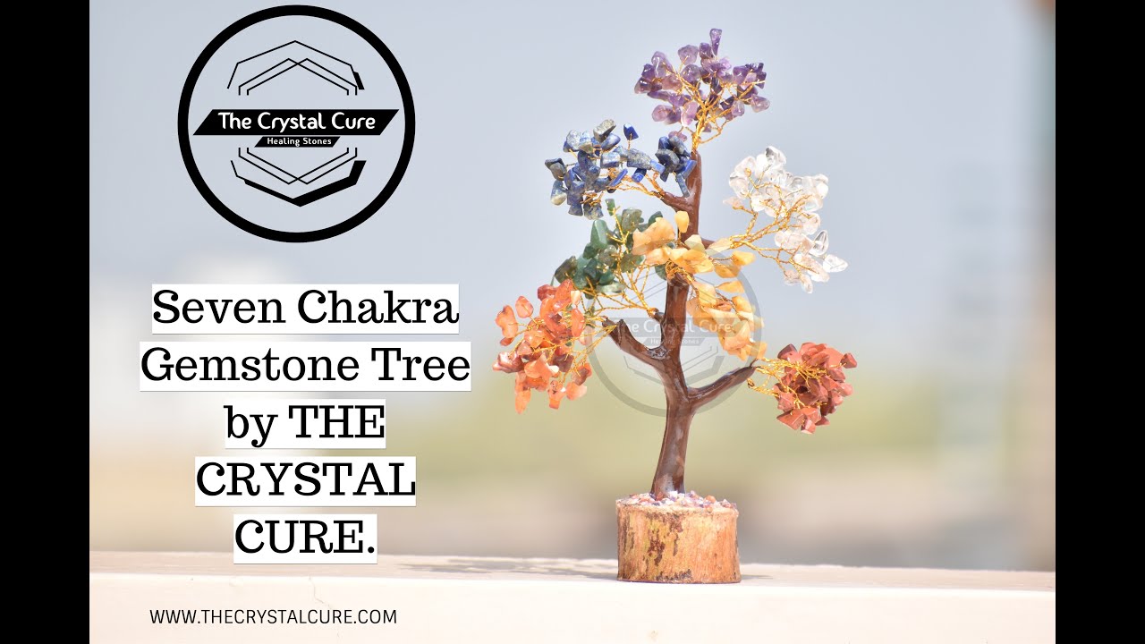 Seven Chakra Gemstone tree By The Crystal Cure
