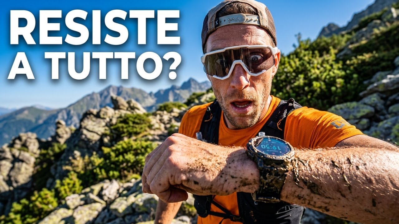 Lo smartwatch KOSPET TANK T4 ⌚ resiste a tutto?! 😱 24 km di trail per scoprirlo!