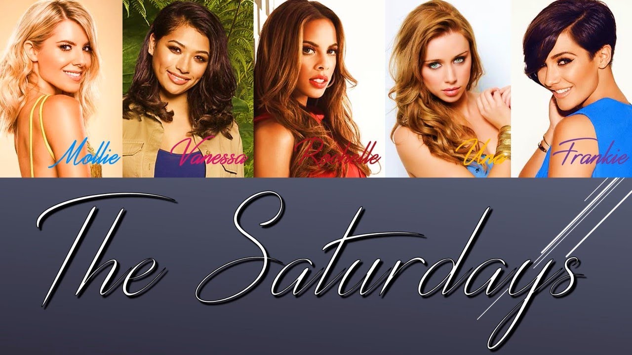 The Saturdays - Chasing Lights (Lyrics In Colors)