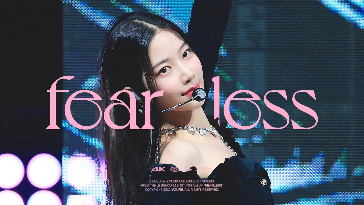 [4K] 221008 LE SSERAFIM KAZUHA FEARLESS TMA fancam 르세라핌 카즈하 더팩트 뮤직 어워즈 직캠