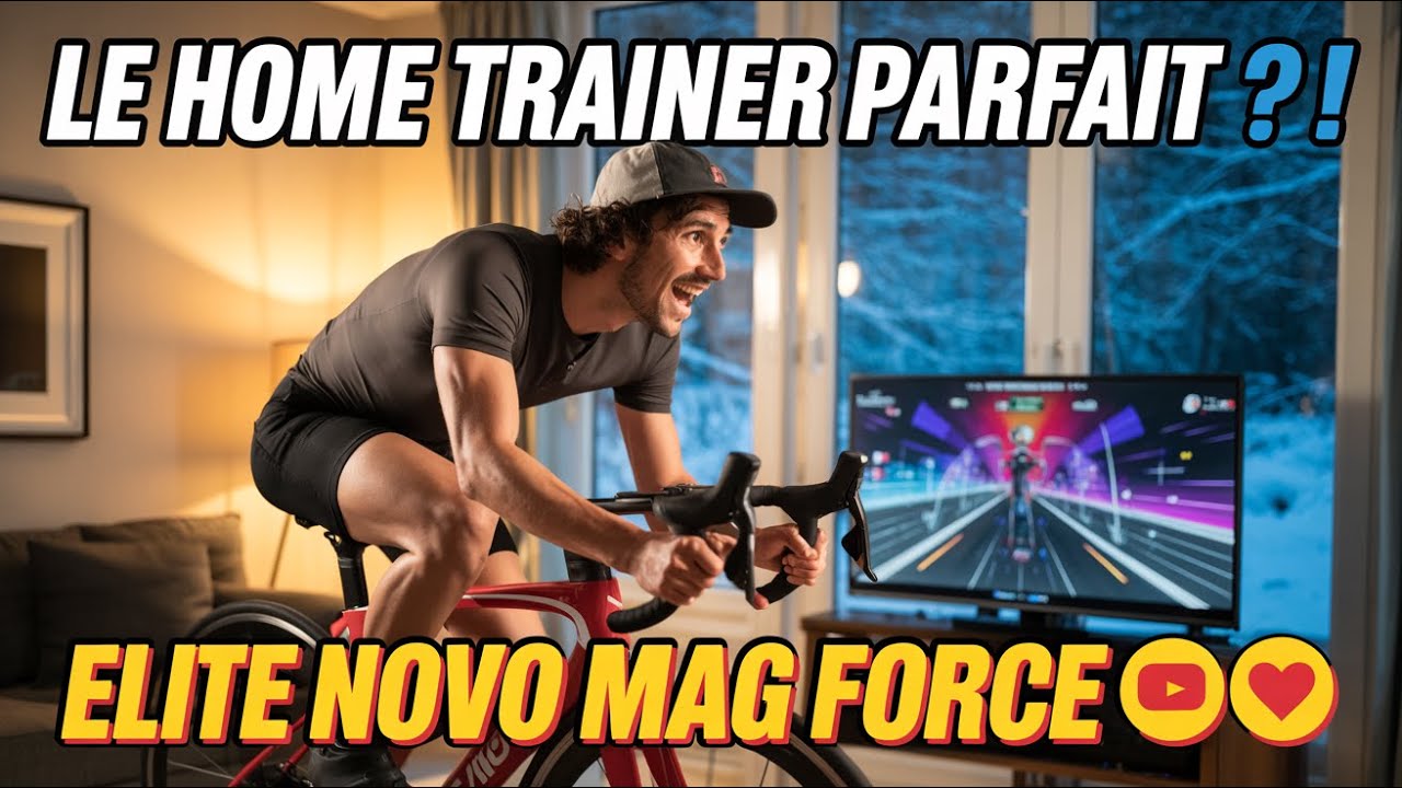 Elite Novo Mag Force Avis 2025 🚴‍♂️ | Le Home Trainer Parfait pour Pédaler Même en Hiver !