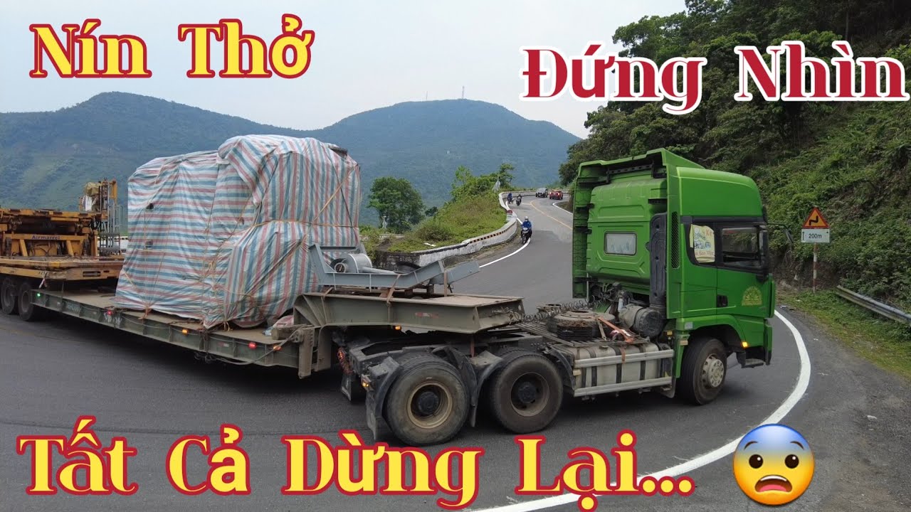 NÍN THỞ LUÔN | XE MÁY ĐI VÀO ĐIỂM MÙ CỦA XE CƠ GIỚI TẠI KHÚC CUA HẸP TRÊN ĐÈO HẢI VÂN