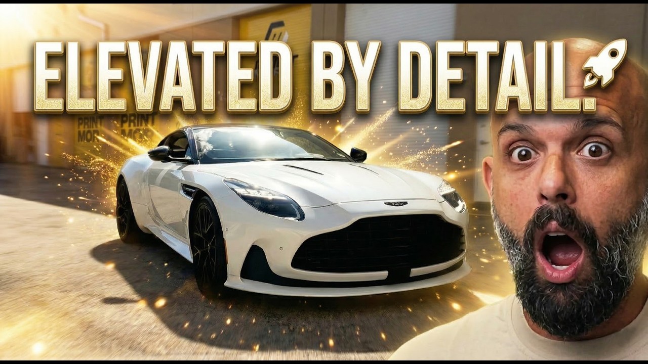 Aston Martin Gloss Black Roof & Mirror Wrap | Subtle Luxury Upgrade