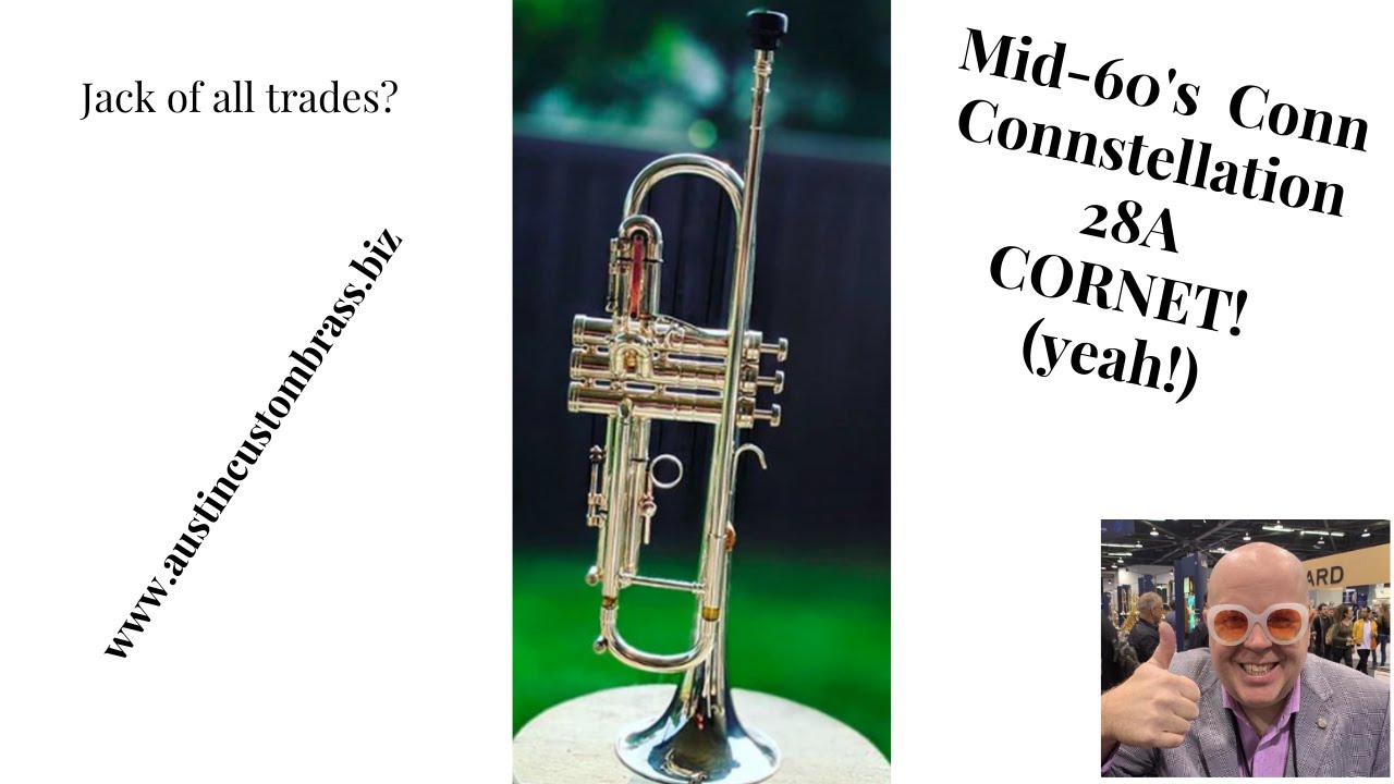 Jack of All Trades? Check Out This Versatile Mid 1960's Conn Connstellation 28A Long Cornet! #acb
