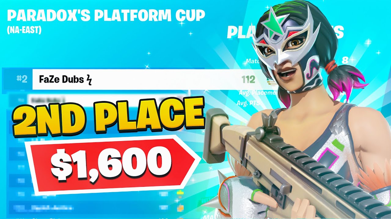 HOW I GOT 2ND IN THE LAST SOLO CASH CUP 💸($1,600) - FaZe Dubs