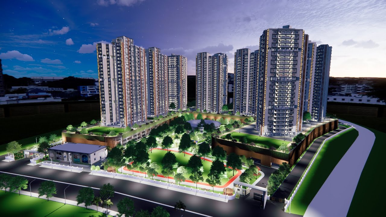 Elite Housing Design Walkthrough | High-Rise Residential Project, Malad West, Mumbai