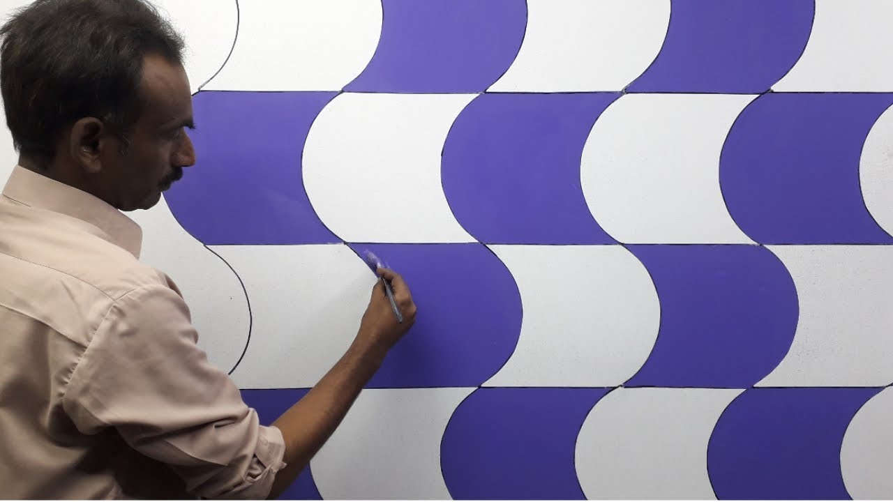 3d wall painting | 3d wall decoration effect | 3d wall texture new design ideas | interior design