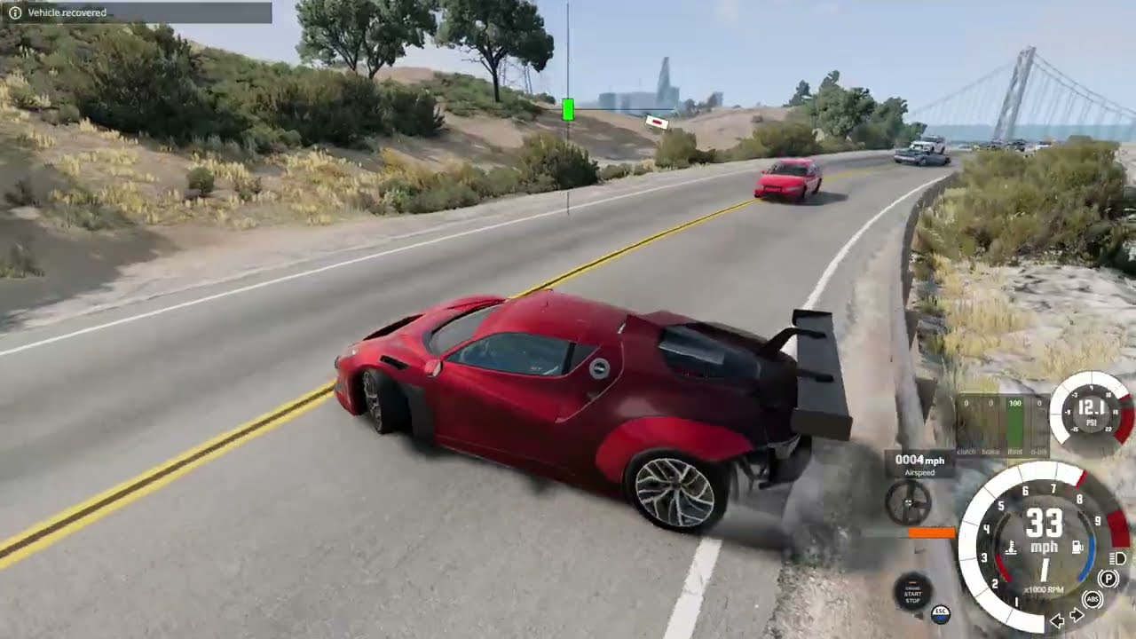 The Cops Killed Me (BeamNG drive )