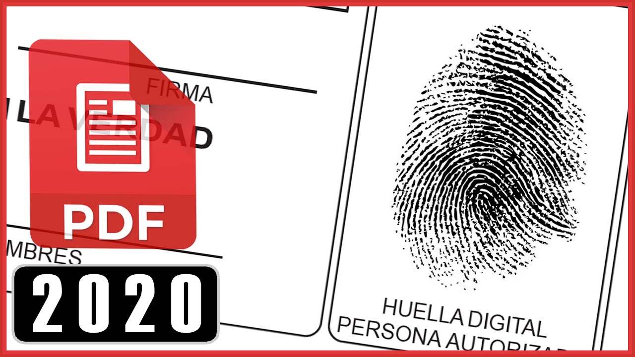 🔵 COMO PONER UNA HUELLA DIGITAL EN UN DOCUMENTO PDF - WORD SIN IMPRIMIR - FÁCIL Y RÁPIDO | Mr Clip