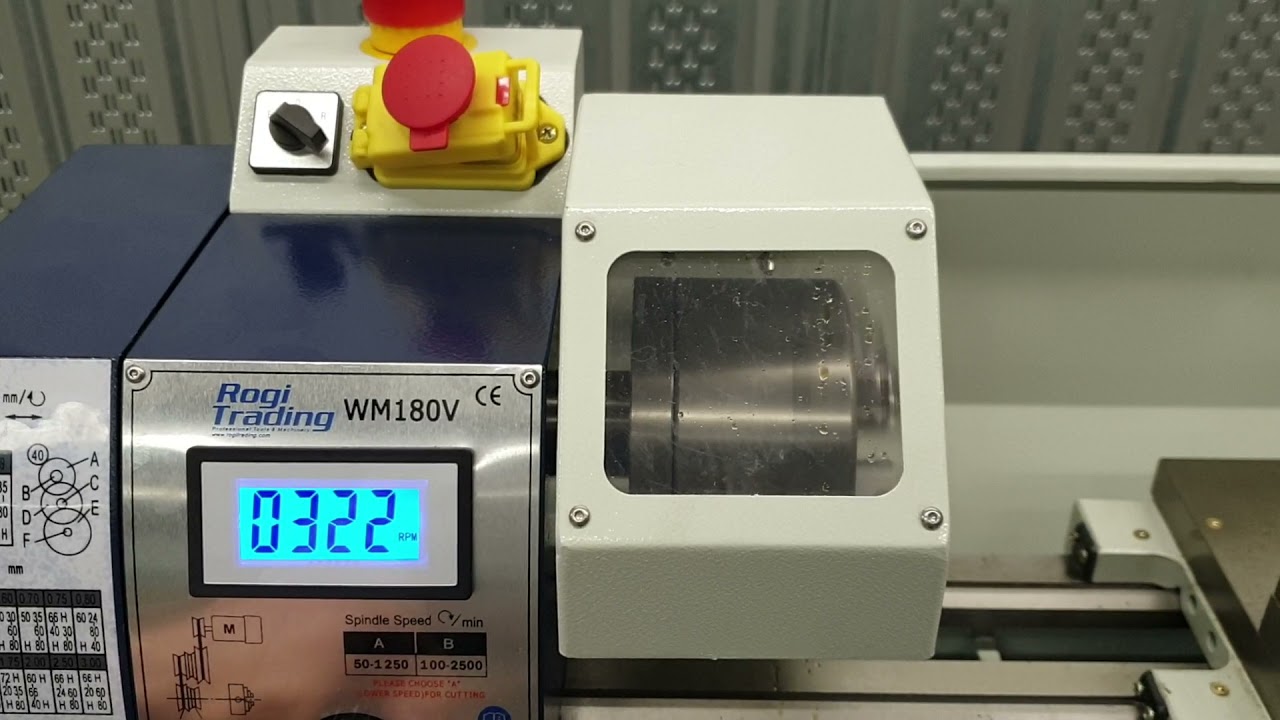 ROGI bench lathe WM180V BRUSHLESS