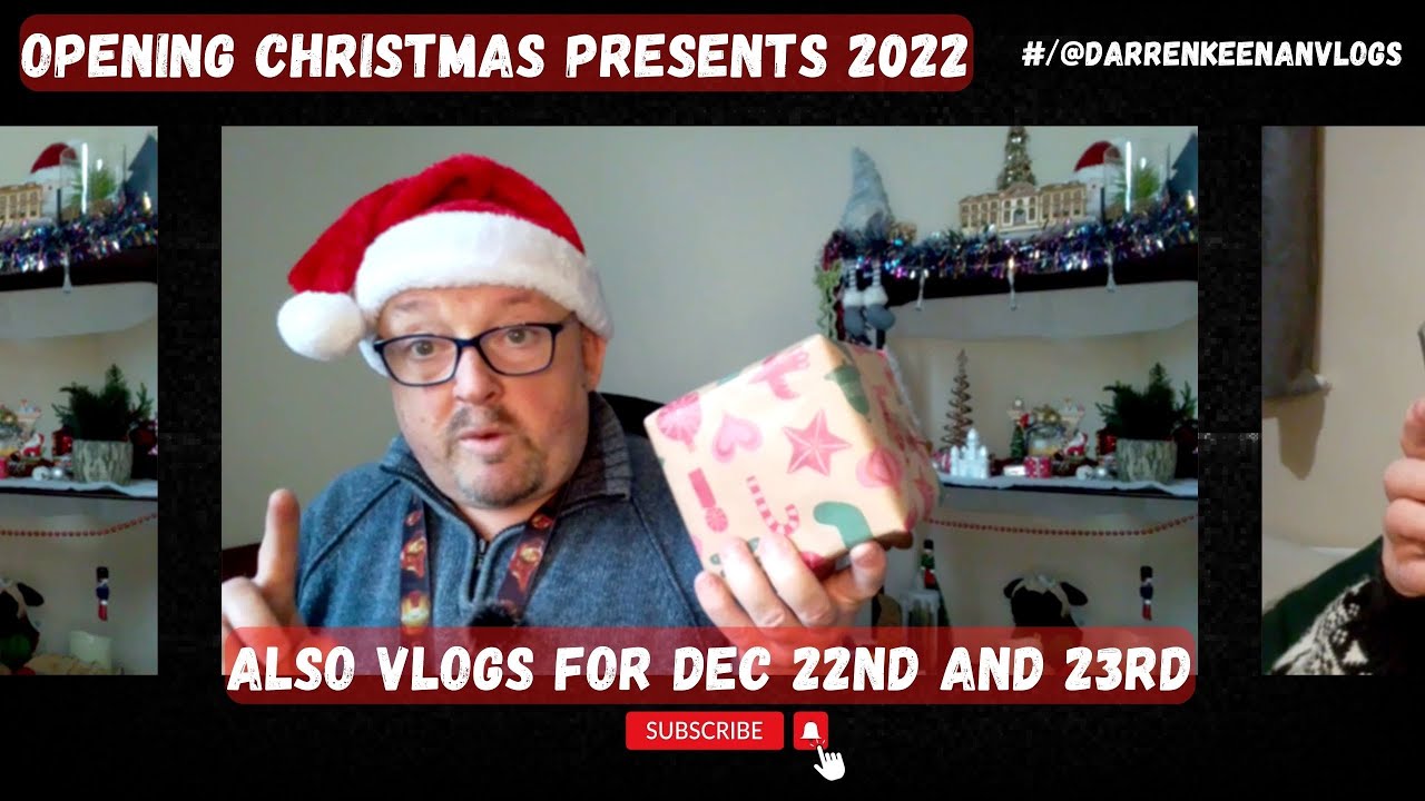 Christmas Day Vlog (2022) opening presents +  Dec22nd and 23rd vlogs - Vlogmas