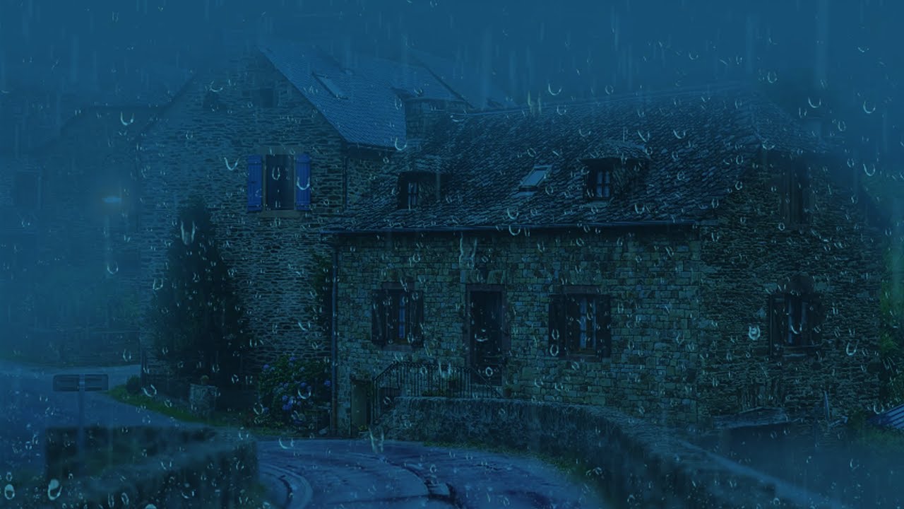 BARULHO DE CHUVA PARA DORMIR Com Trovoadas, Barulho de Chuva Para Dormir Com Trovões 1 Hora