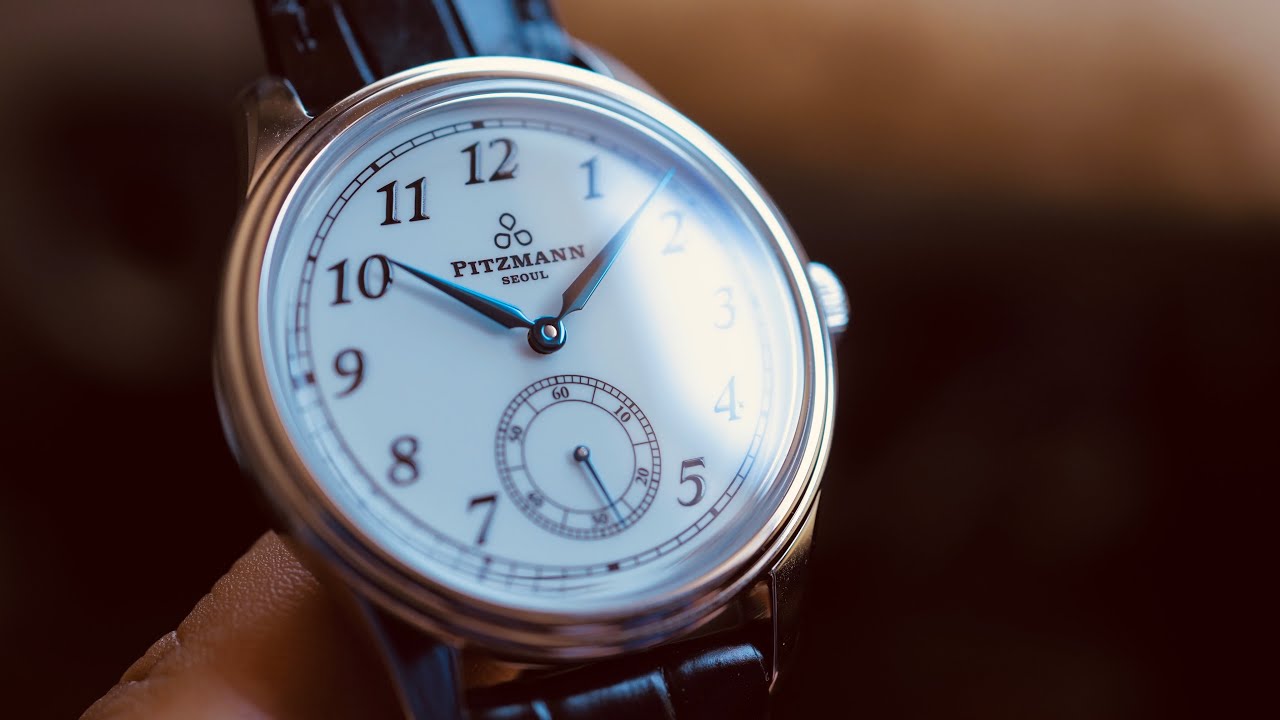This Enamel Dial Dress Watch w/ A Modded Swiss Movement Is Insane For Under $1,000 (Pitzmann Watch)