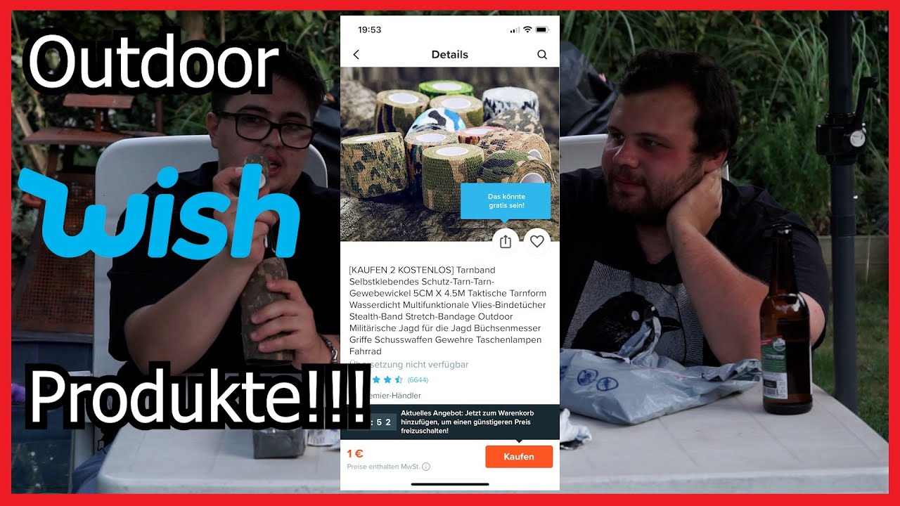Wir packen Outdoor WISH Pakete aus!