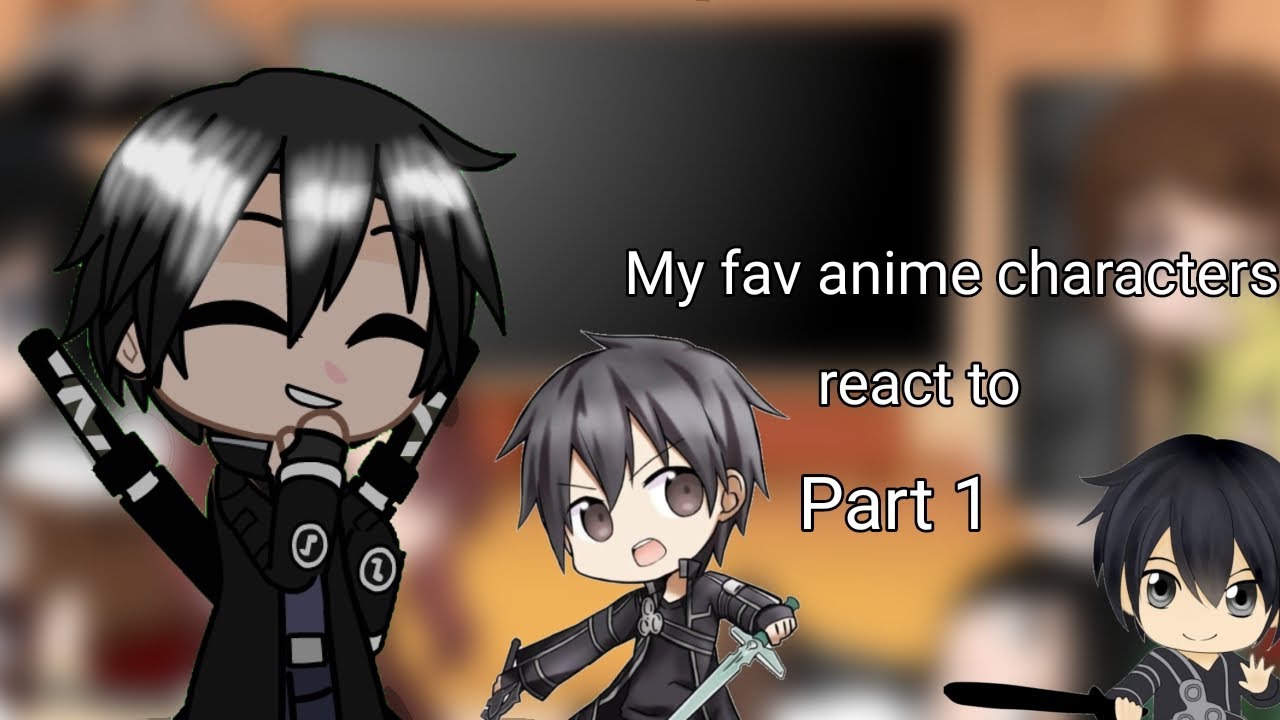 My fav anime characters react to each other|| Part 1|| Sword art online||READ DESC