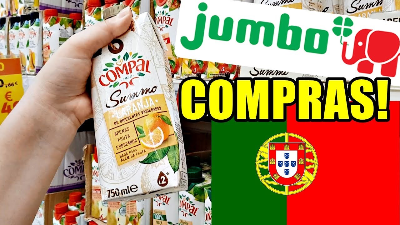 Compras Supermercado Jumbo - Portugal - Vila Real 2018