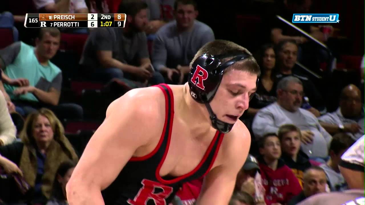 Lehigh Clutch at Rutgers Scarlet Knights Wrestling: 165 Pounds - Preisch vs. Perrotti