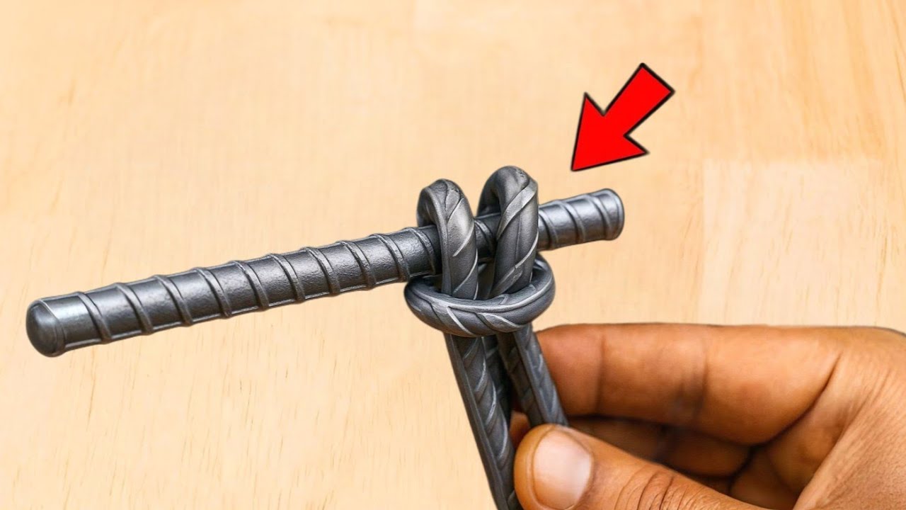 The &lsquo;Fake Knot&rsquo; Rebar Door Handle (No One Believes It&rsquo;s Real!