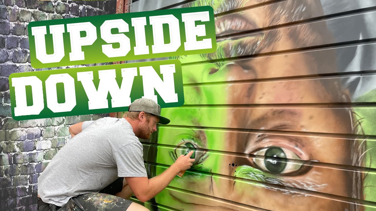 MY FIRST self portrait - UPSIDE DOWN CHALLENGE by SMOE