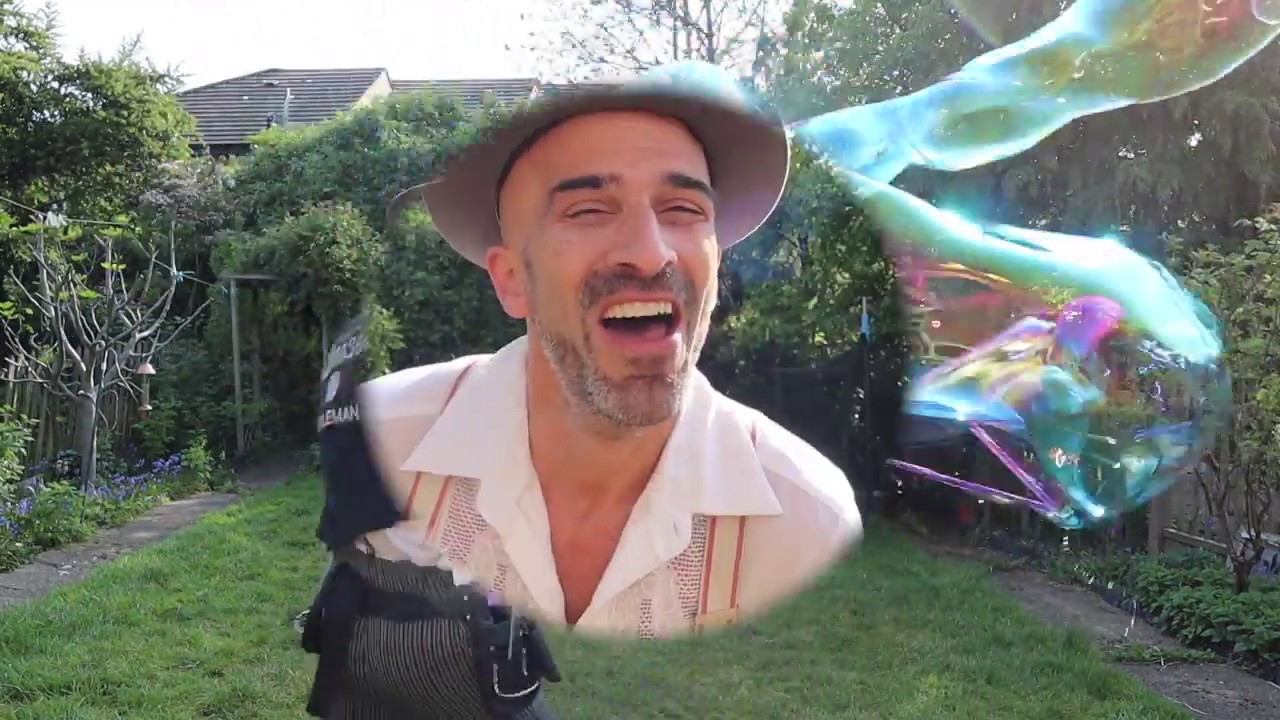 Samsam Bubbleman's online bubble shows and workshops!
