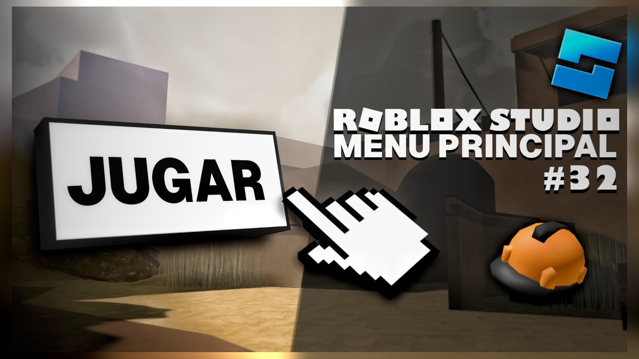 Como Hacer Un MENU PRINCIPAL En ROBLOX STUDIO | #32