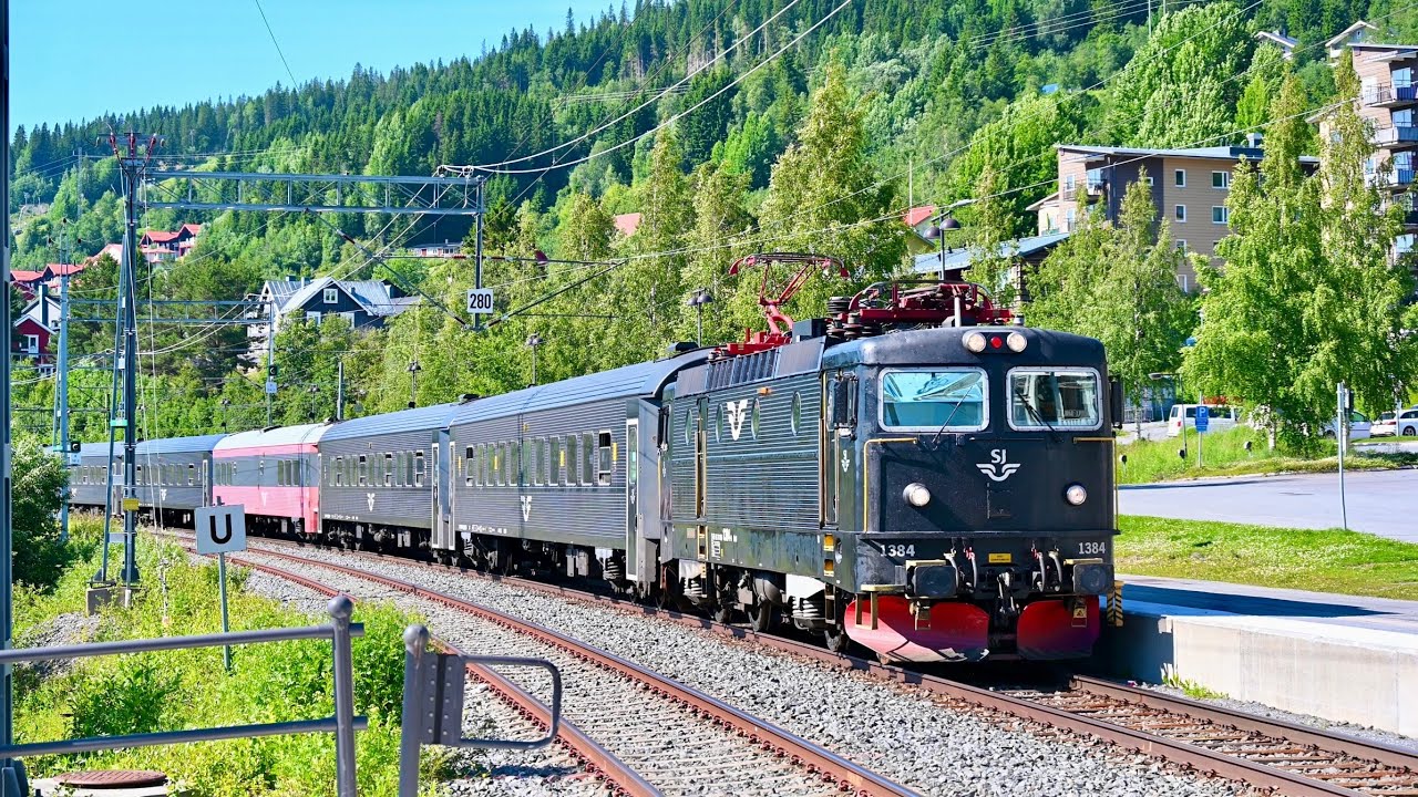 Swedish trains part 102 - Åre station