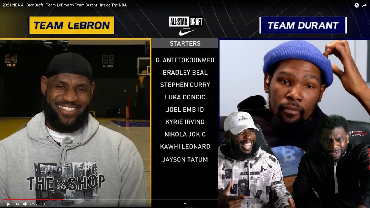 Team LeBron vs Team Durant 2021 NBA All-Star Draft! I LIKES THIS!!
