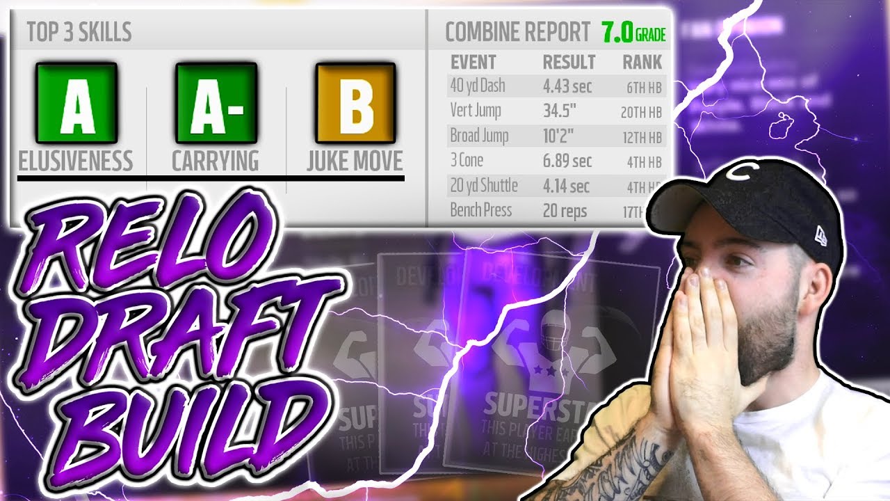 EVERY TEAM SLEPT ON THIS RUNNING BACK! (Madden 18 Relo Draft Build Pt. 2)