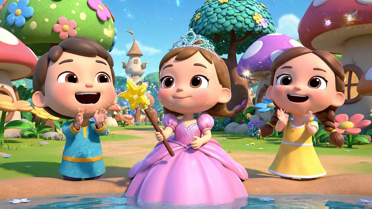 Princesa Bebé Mario Deja Caer su Varita | Canciones Infantiles y Rimas para Niños
