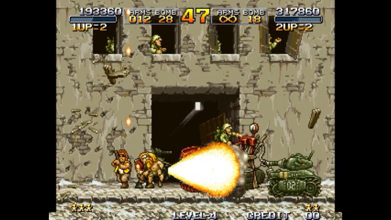 Metal Slug: Super Vehicle-001 - 2 Jugadores (2P) - 1cc - No Miss
